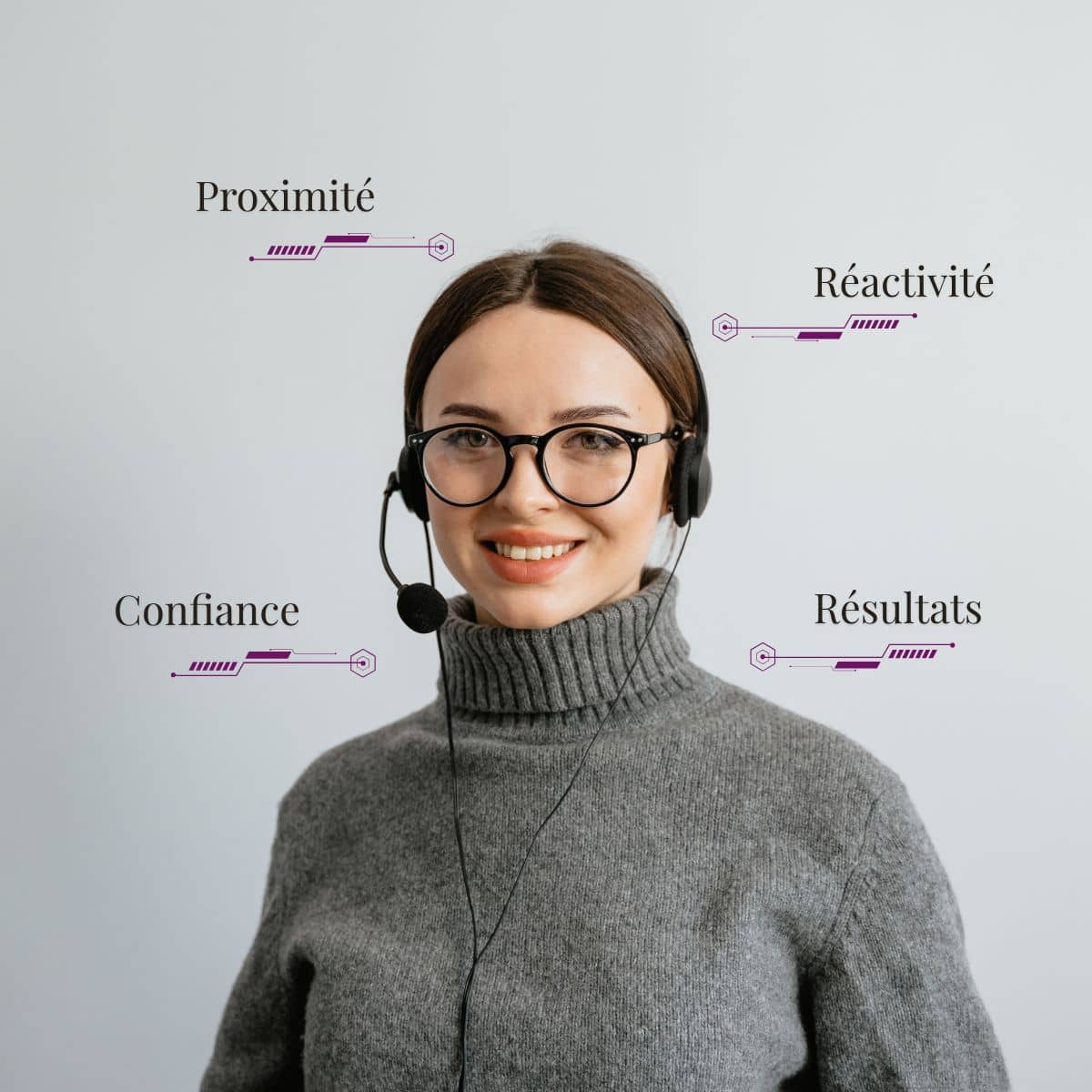 Service client rapide et fiable